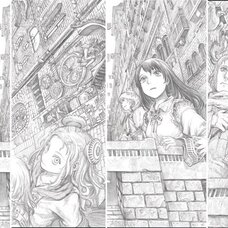 Yoshitoshi ABe 20th Anniversary Tapestry - City of Celebration: Day & Night