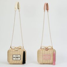Honey Salon Perfume Rattan Shoulder Bag