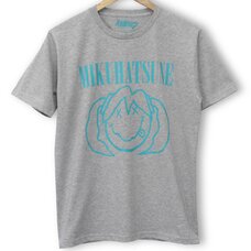 Hatsune Miku Smile Heather Gray T-Shirt