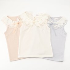 LIZ LISA Mesh Embroidered Tank Top