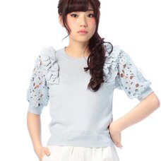 LIZ LISA Frill & Lace Knit Shirts