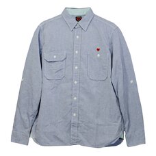 KOG Collection - Zelda Chambray Shirt (Sax)