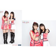 Morning Musume。'15 Fall Concert Tour ~Prism~ 2L-Size Two Shot Photo Set (Riho Sayashi x Maria Makino)