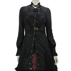 Ozz Oneste Oversized Buckle Long Blouse