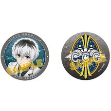 Tokyo Ghoul:re Haise Sasaki & CCG Emblem Charaby Badge Set