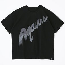 Love Live! Sunshine!! Aqours Logo Black T-Shirt