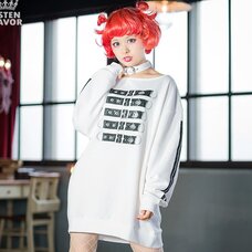 LISTEN FLAVOR Captive Pullover w/ Belt Choker