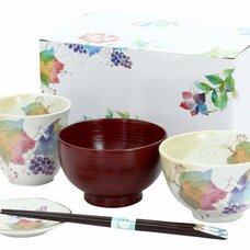 Hanatsumi Mino Ware Gift Set
