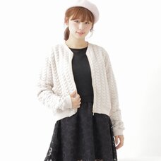 earth music&ecology Heart Quilted Zipped Blouson