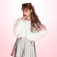 Swankiss Short Feather Coat