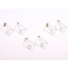 Honey Salon Love Letter Earrings