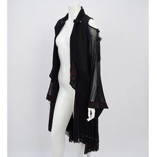 Ozz Oneste Kimono Sleeve Mesh Cardigan