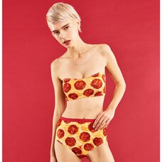 YUMMY MART Eat Tube Bra & Panty Set