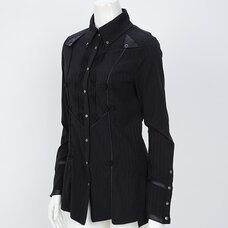 Ozz Oneste Chinese-Style Button Blouse