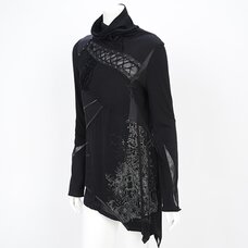 Ozz Croce See-Through Asymmetrical Tunic