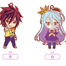 Nendoroid Plus: No Game No Life Rubber Straps - Kuuhaku (Sora & Shiro) Set