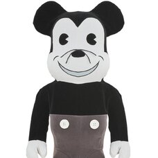 BE@RBRICK Mickey Mouse Vintage Ver. Black & White 1000%