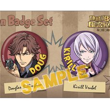 Double Decker! Doug & Kirill Pin Badge Set Vol. 2