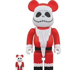 BE@RBRICK The Nightmare Before Christmas Jack Skellington Santa Claus Ver. 100% & 400%