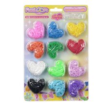 FunLoom 12-Color Rubber Band Set