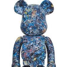 BE@RBRICK Jackson Pollock Studio 1000% Water Print Ver.