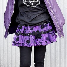 ACDC RAG Skulls Short Skirt