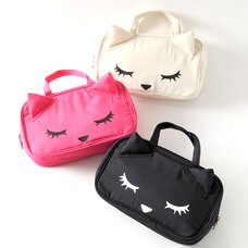 Osumashi Pooh-chan Pouch w/ Handles
