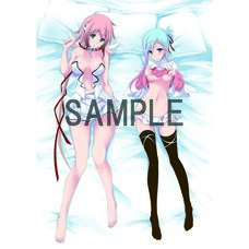 Heaven's Lost Property x Plunderer Double Heroine Sleeping Together Dakimakura Cover
