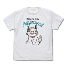 Love Live! Sunshine!! Aqours Cheering Shiitake White T-Shirt