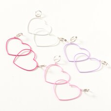 Osewaya Slender Heart Clip-On Earrings