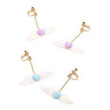 Le cocone Wings x Heart Earrings