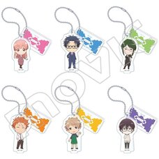 Wotakoi: Love is Hard for Otaku Acrylic Keychain Charm Collection w/ Display Stands Vol. 2 Box Set