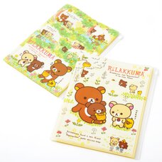 Rilakkuma Korilakkuma to Atarashii Otomodachi Clear File w/ 6+1 Pockets