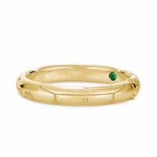 Evangelion Provisional Unit-05 Mari Illustrious Makinami 18K Yellow Gold Entry Plug Ring