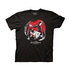 Death Note Light & L on Ryuk's Hand T-Shirt