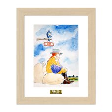 "Bright River Eki ni te" Chara Fine Graph Print