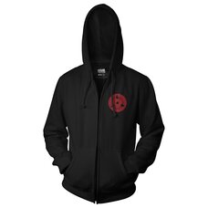 Naruto Shippuden Sasuke Sharingan Adult Zip Hoodie