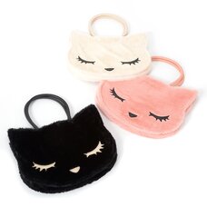 Osumashi Pooh-chan Fur Tote Bag