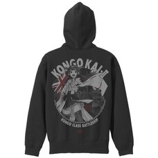 Kantai Collection -KanColle- Kongo Kai Ni Black Zip Hoodie