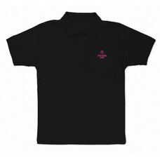Love Live! Sunshine!! Ruby Kurosawa Black Embroidered Polo Shirt