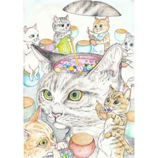 Shintaro Kago Neko Oukoku Reproduction Art Print