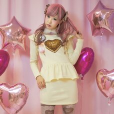 KOKOkim Fall in Chocolate Cake Long-Sleeve Dress