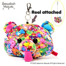 6%DOKIDOKI Sebastian Masuda Time After Time Capsule Bear Mascot Reel Pass Case