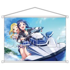 Love Live! General Magazine Vol. 2: Love Live! Sunshine!! Aqours Kanan & Mari B2-Size Tapestry