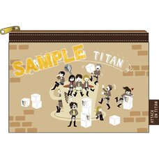 Attack on Titan Yuru Palette Ver. Clear Pouch