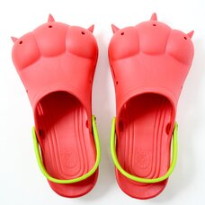 Akiba Sandals - Red x Yellow-Green