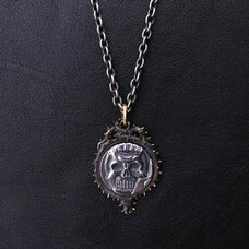 Berserk Skull Knight Coin Silver Pendant