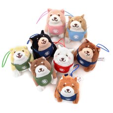 Chuken Mochi Shiba Standing Plush Collection Vol. 3 (Mini Strap)