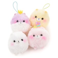 Fuwa-mofu Pometan Yumekawa Dog Plush Collection (Mini Strap)