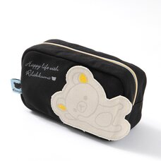 Rilakkuma Die-Cut Pocket Canvas Pen Pouch